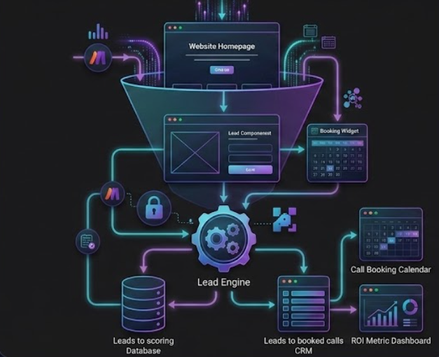 BlackForge Lead qualification and conversion funnel system