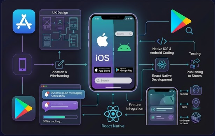 BlackForge Mobile Application Development Framework Mockup